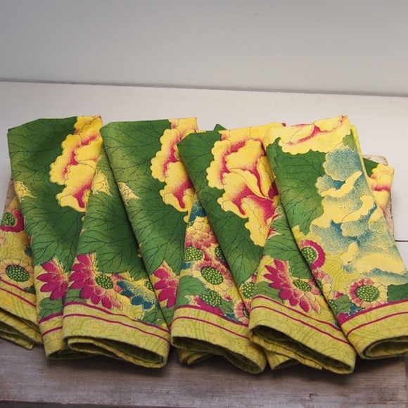 April Cornell Other - Set of 8 April Cornell Colorful Floral Placemats